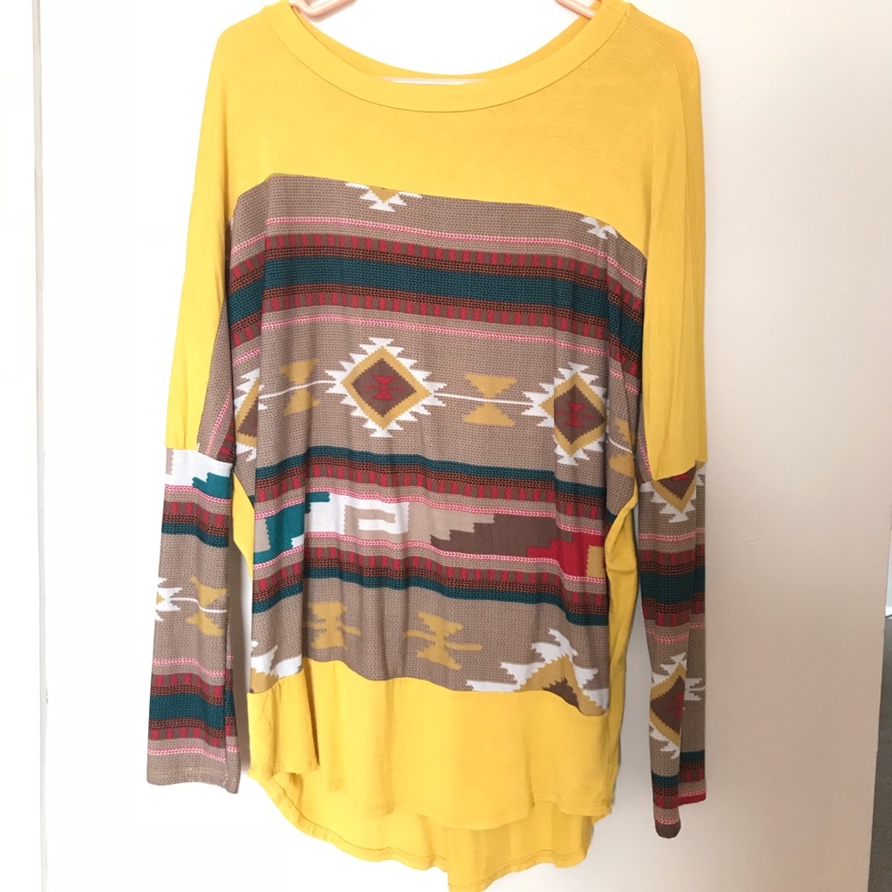 Small Aztec Boutique top
